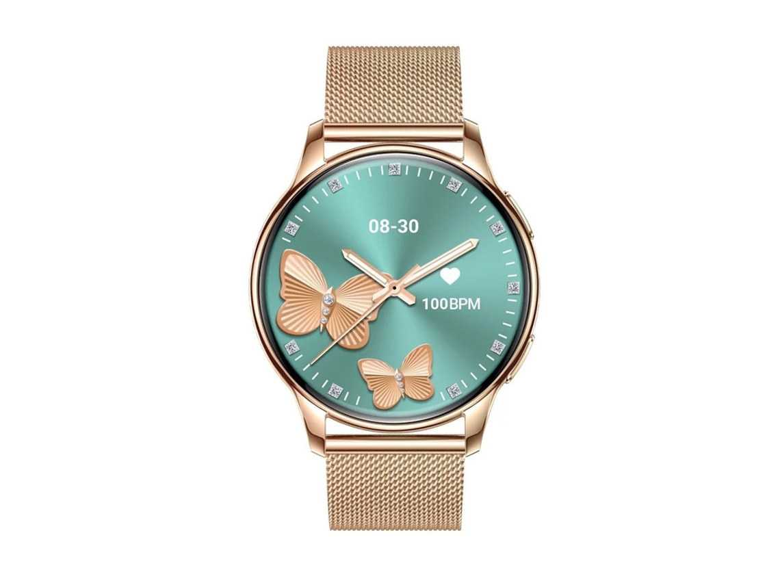 Reloj inteligente para mujer con pantalla de 1,27 pulgadas, funciones de teléfono, más de 150 modos deportivos, monitor de frecuencia cardíaca y sueño de Bestvite.