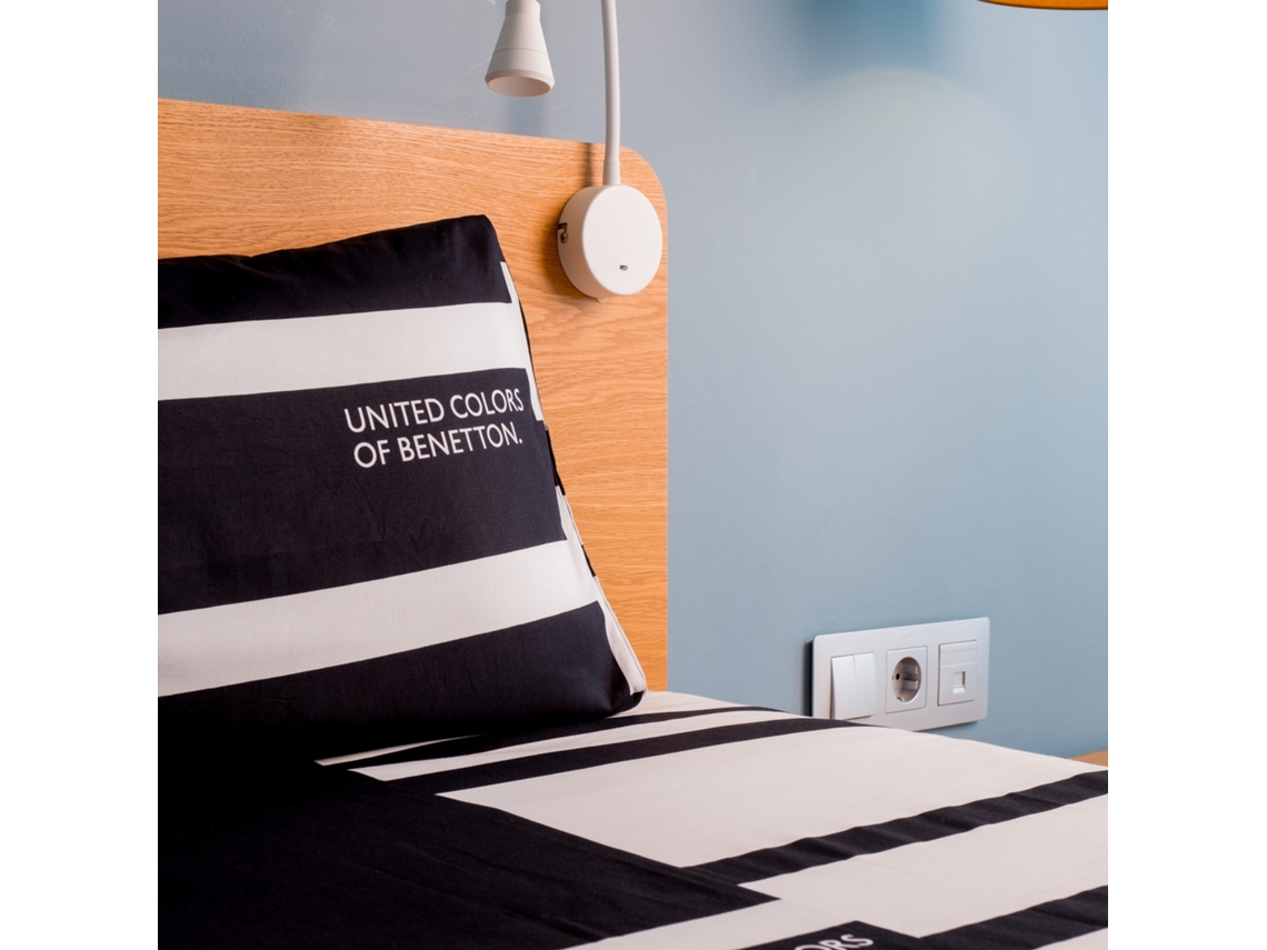 Set 2Pc Cama (Funda Nórdica 155X220Cm Funda De Almohada 80X80Cm) 200Tc 100% Algodón B&W Be