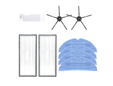Almohadillas de repuesto para mopa al vacío para Roborock S7 T7S T7S Plus, repuesto reutilizable, almohadilla de microfibra, cepillo lateral, paño ...