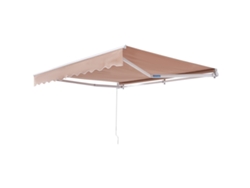 Toldo retráctil para patio Succebuy de 3,6 x 3 m, con manivela