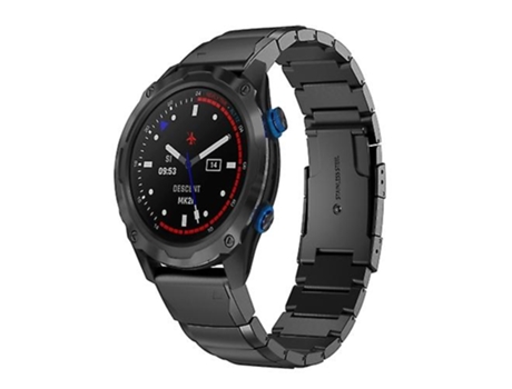 Correa Smartwatch Para Garmin Descent Mk 2I 26Mm Negra VENISYMLIS