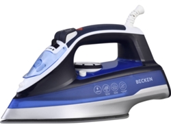 Plancha a Vapor BECKEN BSI9394 (Chorro de Vapor 100 g/min - Base de Cerámica - 2600W)