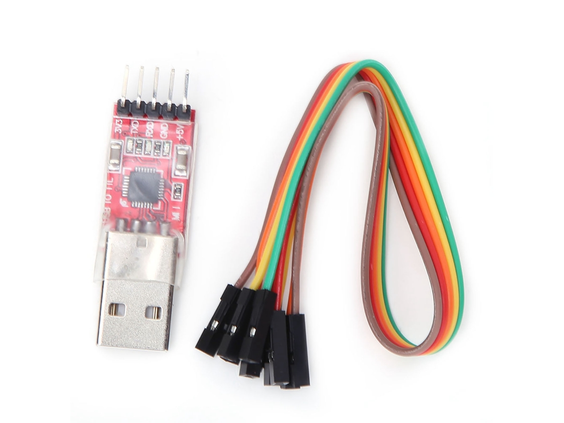 2026velora-adaptador Convertidor Serial Usb A Ttl Módulo 5pin Con Cable Jumper