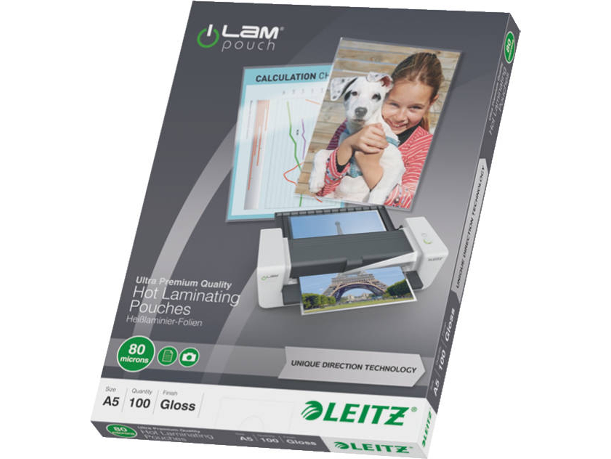 Fundas de Plastificar LEITZ iLAM UDT Transparente (100 un - A5)