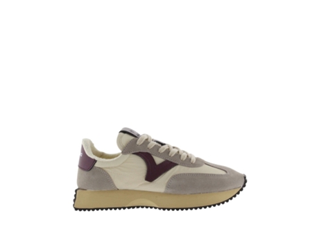 Zapatillas Retro de Mujer VICTORIA Cosmos Piezas Serraje Suela Nylon Rojo (37)