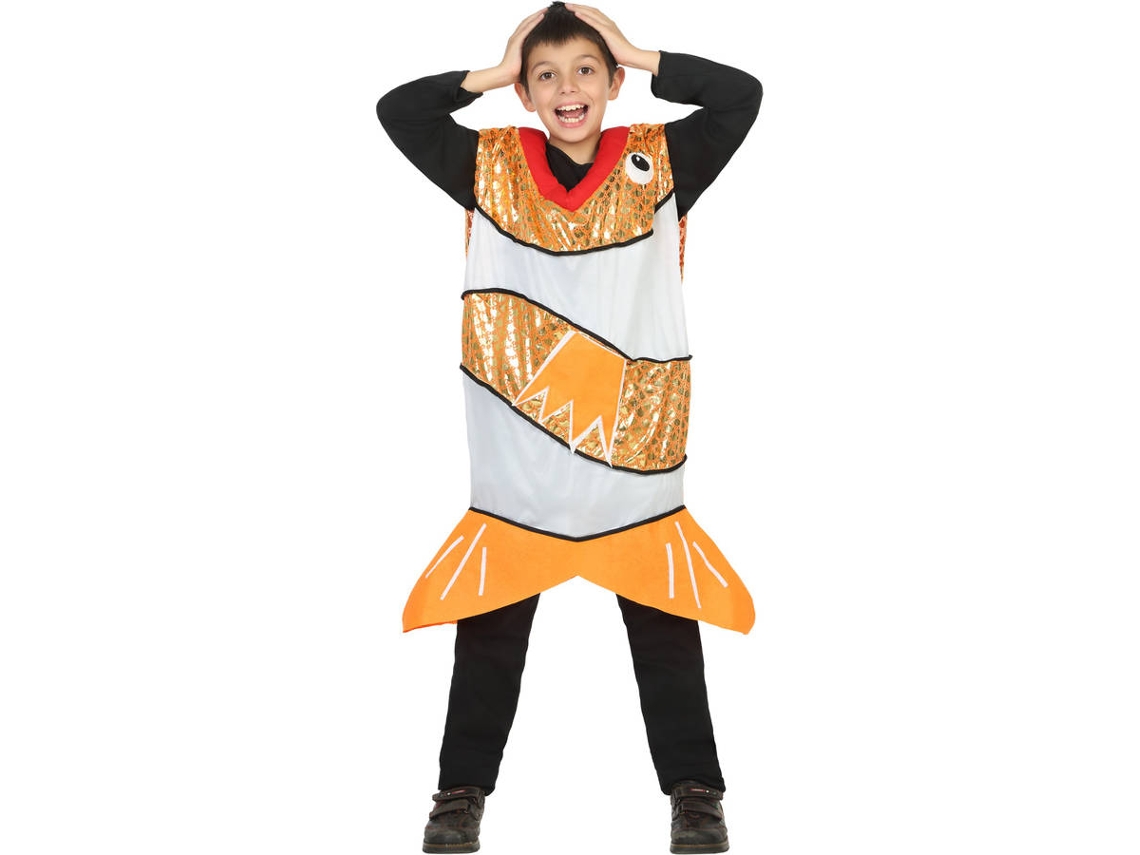 Lijadoras Triturado Boquilla Disfraz de Niño DISFRAZZES Pez Payaso Naranja (Talla: 7 a 9 años) |  Worten.es