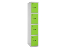 Simonlocker Profesional Desmontable 4 Puertas 1/4 400 Inicial Gris/Verde SIMON RACK