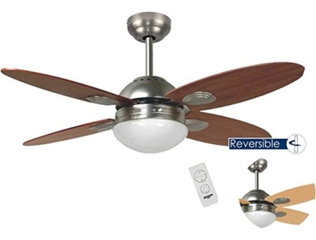 Ventilador de Techo BASTILIPO Bermeo Niquel