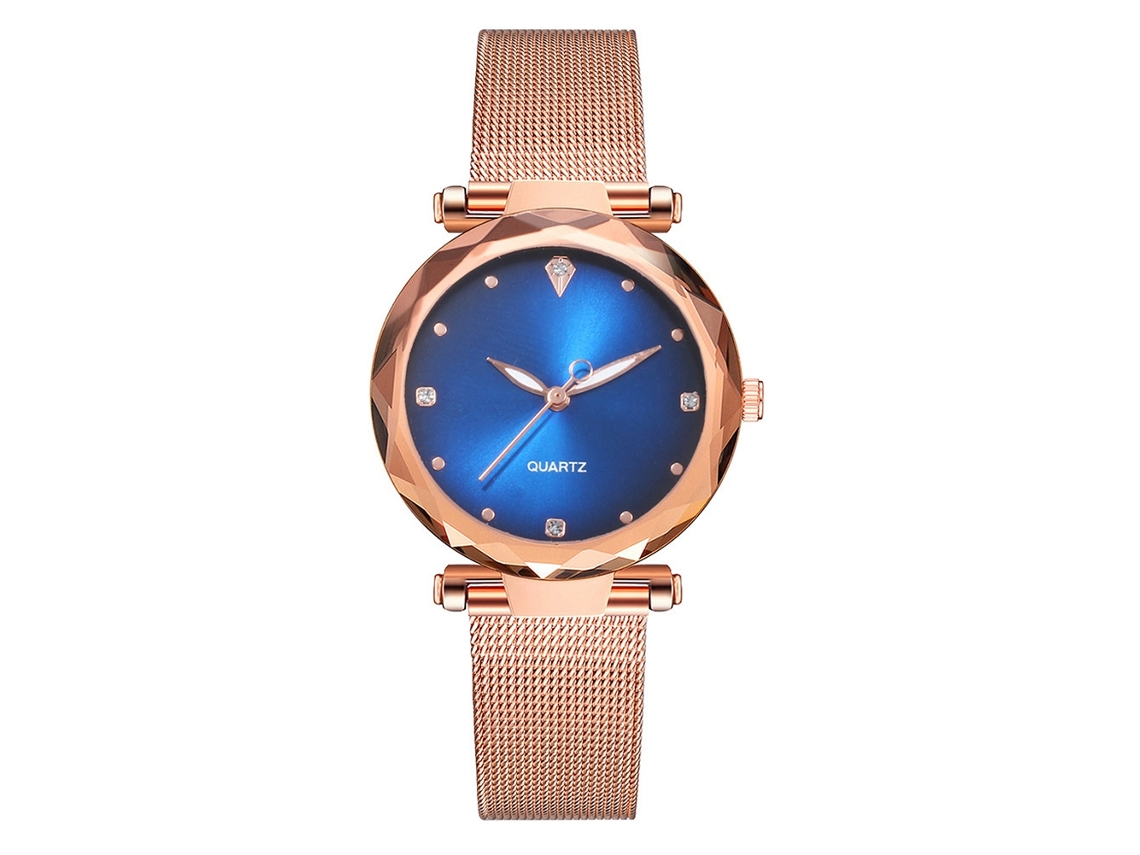 Reloj De Pulsera Analógico Para Mujer Con Esfera Redonda Y Correa De Aleación (rojo)