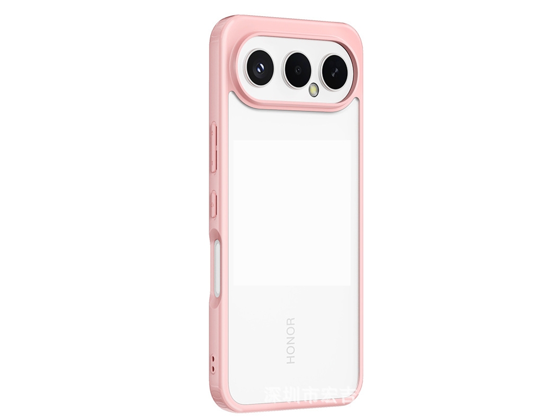 Adequado Para Capas De Celular Huawei, Evitando Quedas.capa Rosa De Camada Única série Armor - Honor 500/honor 500 Pro