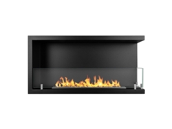 Chimenea de esquina con bioetanol, Chimenea de esquina con bioetanol 90x45 Sutri 90 Dx