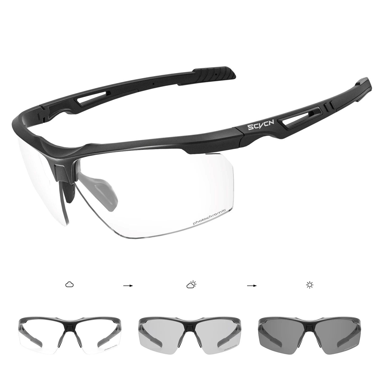 (estilo 1) Gafas De Sol De Ciclismo Fotocromáticas Unisex Con Protección Uv400.