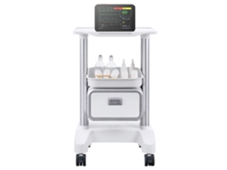 Carro Médico Móvil Succebuy De 2 Niveles Para Laboratorio, Con 1 Cajón Y 1 Bandeja Superior, Color Blanco
