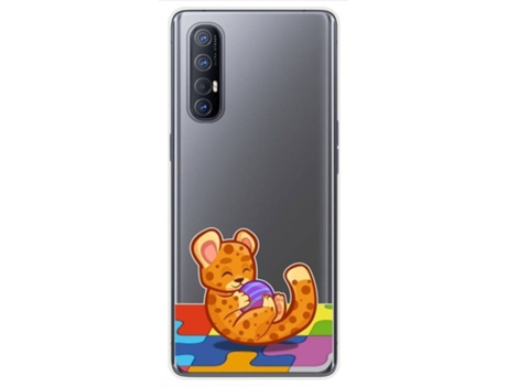 Carcasa Oppo Find X2 Neo TUMUNDOSMARTPHONE Dibujos Transparente