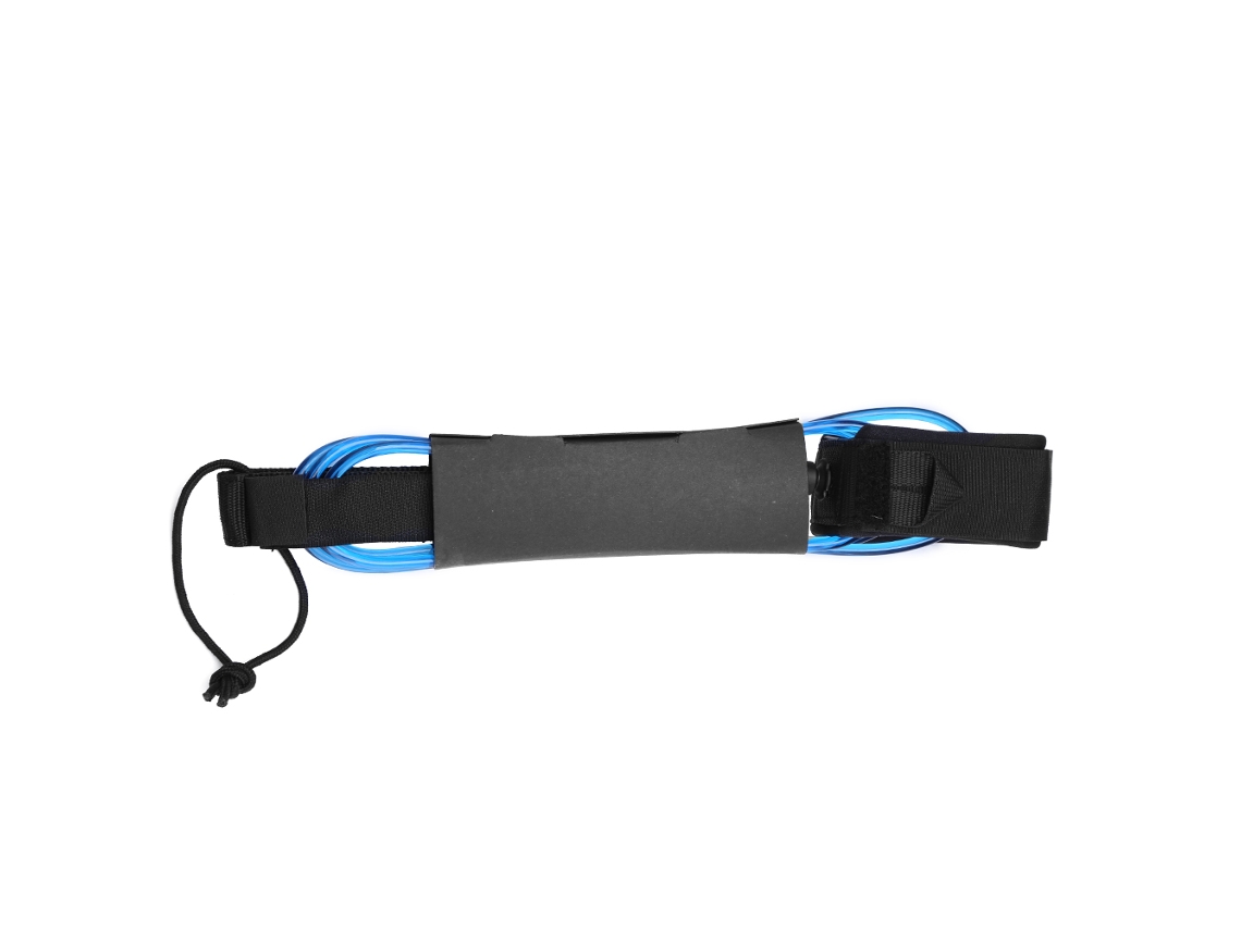 2026-cuerda De Tabla De Paddle 1.8m 5.5mm Con Dobles Giroscopios Tpu (azul Transparente)