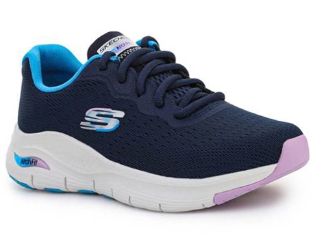 Zapatillas Deportivas SKECHERS Arch Fit Infinity Cool (Azul Mariño - Tejido, Material Sintético- 35)