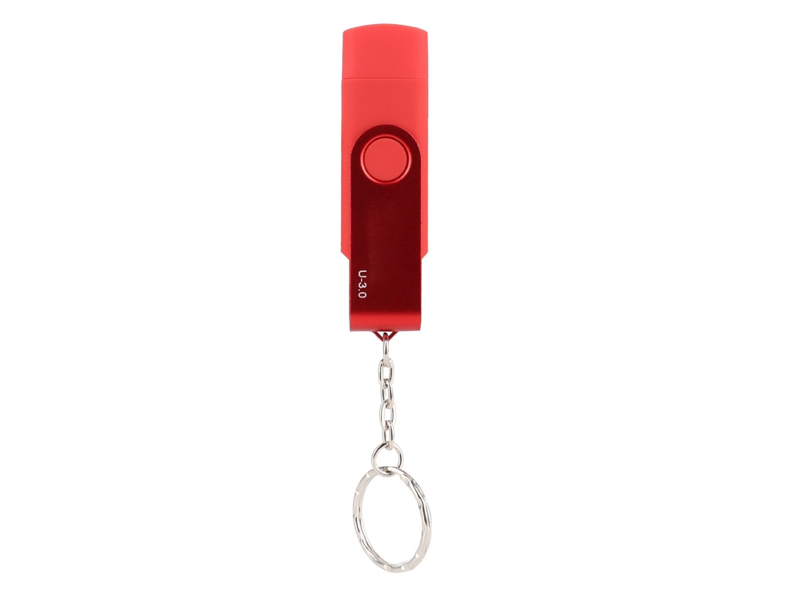 Usb3.0 Rotating Otg U Disk High Speed Flash Drive Rojo 8g