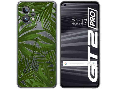 Carcasa para Realme GT 2 Pro 5G TUMUNDOSMARTPHONE Dibujos Transparente Jungla Multicolor