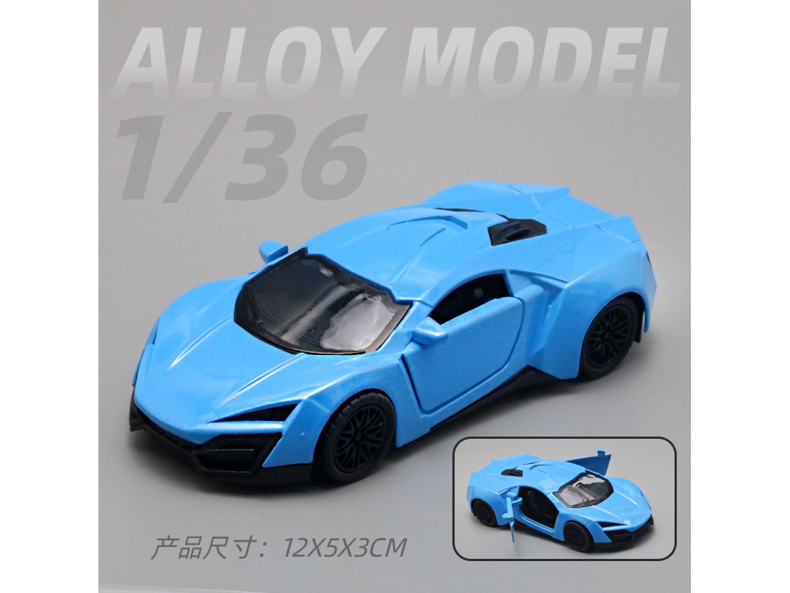 Modelo De Coche De Metal Fundido A Escala 1/36, Figura De Coche De Juguete, Regalo Para Niños