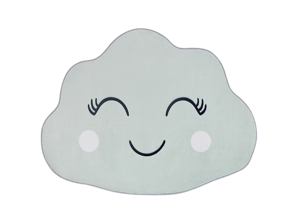 Alfombra para niños BELIANI Cumulus de Poliéster Verde 90x120