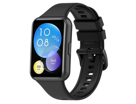 Correa de Silicona impermeable para Huawei Watch Fit 2 - negro