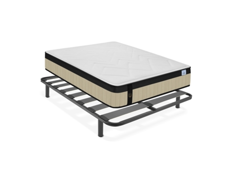 Sommier Flexy Cesar Alto Metalizado WIN REST Plata (90x180)