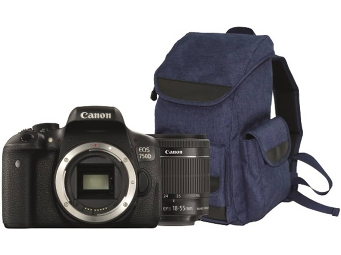 CAM DIG CANON EOS750D+EF-S 18-55IS CUBE