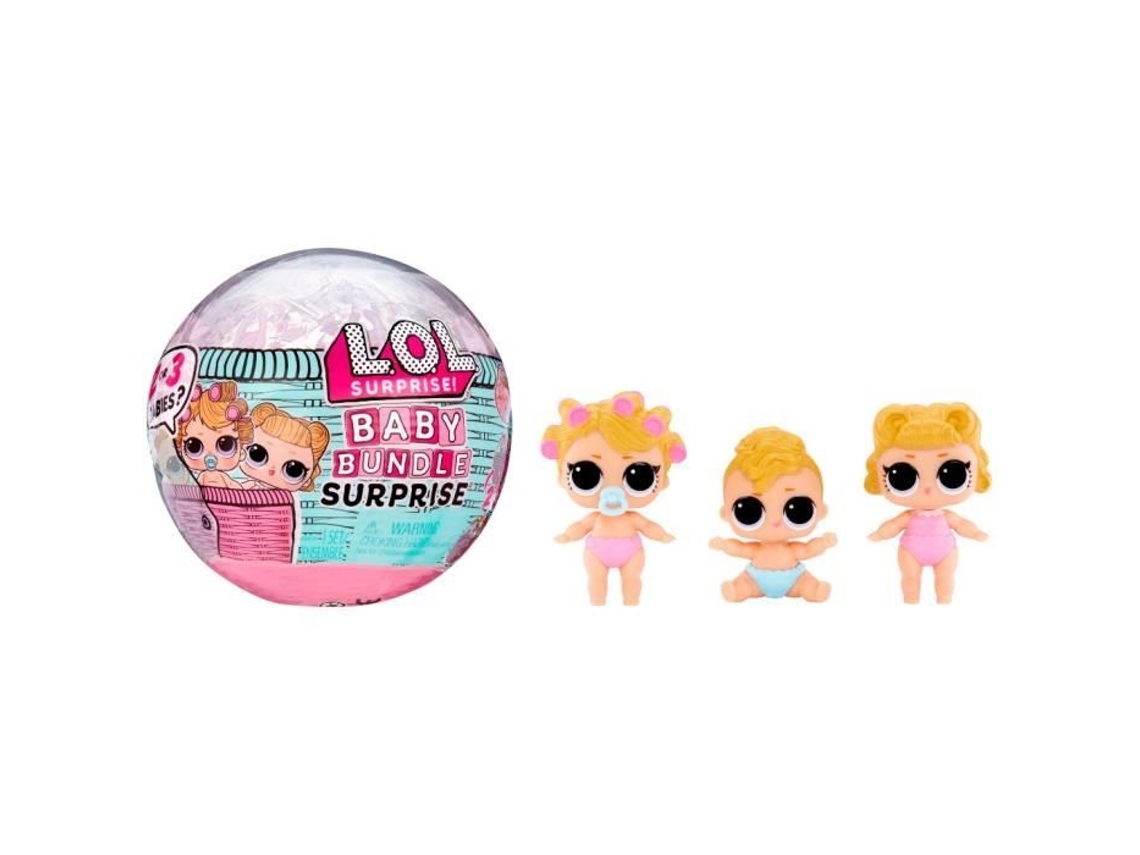 Jajaja. Pack de mini muñecas sorpresa de bebé al azar de 1 a 3 bebés, algunos con mascota a partir de 4 años Lol Surprise!