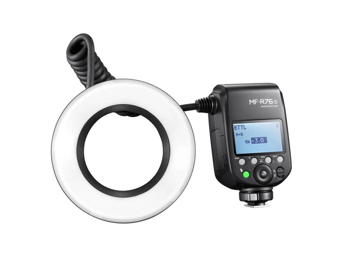 Flash Anular Macro Ttl Godox Mf-r76s Para Sony