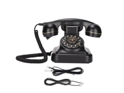 Elegante Teléfono Fijo Europeo De Estilo Vintage Retro Para La Decoración De Dormitorios, Oficinas, Cafeterías Y Bares.