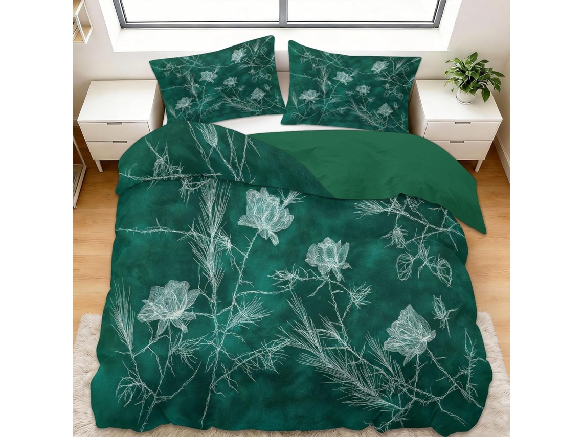 Juego Ropa Cama Diseño Funda Nórdica Almohada Funda Piezas Juego 90x190 Cm 65x65 90 X 190 65