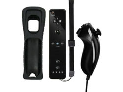 Mando para Nintendo Wii WII-2024-1 negro (inalámbrico)