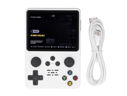 Consola De Juegos Portátil R35s, Pantalla Ips De 3,5 Pulgadas, Linux De Código Abierto, 64 Gb, Blanca