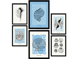 Set Of 6 Poster NACNIC Thick Black Ink (A3, A4)