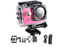 Cámara Deportiva Dv Mini Acción Impermeable Para Ciclismo Al Aire Libre Camcorder (rosa)