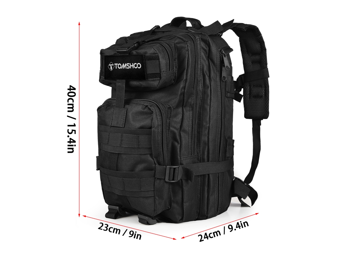 Mochila Táctica Tomshoo Molle Assault Pack Para Exteriores, Ideal Para Acampar, Hacer Senderismo Y Cazar. Mochila De Hombro.