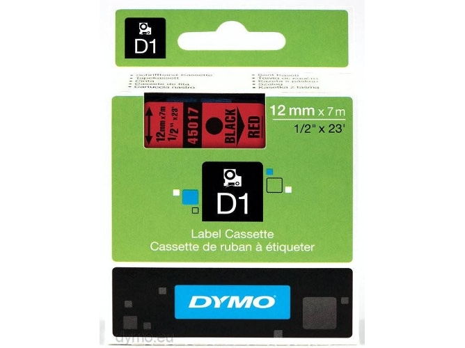 Cinta Laminada DYMO S0720570 Negro