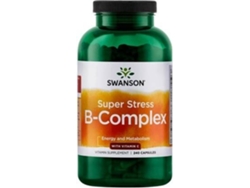 Complemento Alimentar SWANSON Complexo B Do Super Stress Com Vitamina C (240 cápsulas)