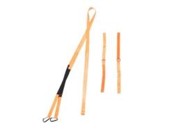 Cinto De Segurança De Ski Para Treinamento Em Nylon Laranja Com Gancho D E Velcro Fácil De Usar