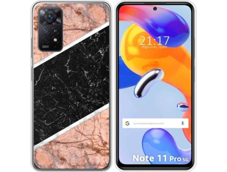 Carcasa Xiaomi Redmi Note 11 Pro TUMUNDOSMARTPHONE Dibujos Mármol 07 Multicolor
