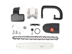 Kit De Accesorios Convertidor Para Pulidora Angular 100 Con Cadena Y Piezas Para Trabajar La Madera