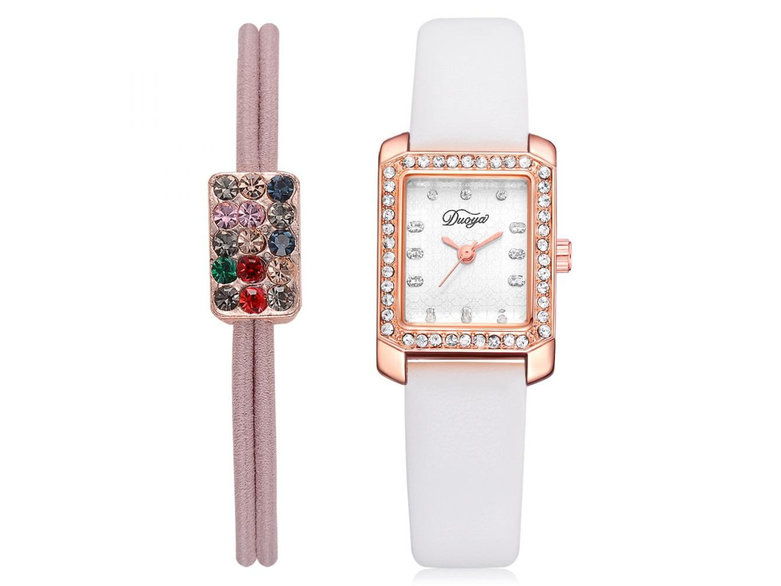 Reloj De Pulsera De Cuarzo Ultradelgado E Impermeable Para Mujer Con Brazalete De Acero Chapado En Oro.