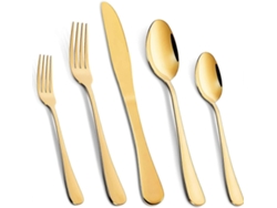 Juego de cubiertos negros y plateados, 10 piezas de acero inoxidable para el hogar, restaurantes y hoteles, con cuchillos, tenedores y cucharas.
