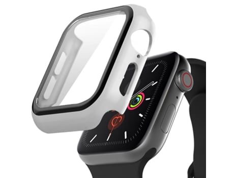 Carcasa de Reloj SLOWMOOSE A Prueba de Arañazos para iWatch (Blanco - Serie 38 Mm 1 2 3)