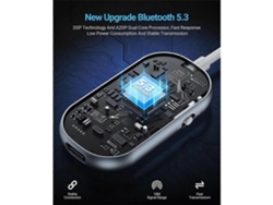 Transmisor/receptor Bluetooth 5.3 GOKOCO con entrada auxiliar