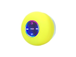 Altavoz Portã¡til De Ducha Mdug Hd, Manos Libres Bluetooth, Resistente Al Agua Y A Las Caã­das, Con Ventosa Adicional Integrada Y Luz Led (amarillo)