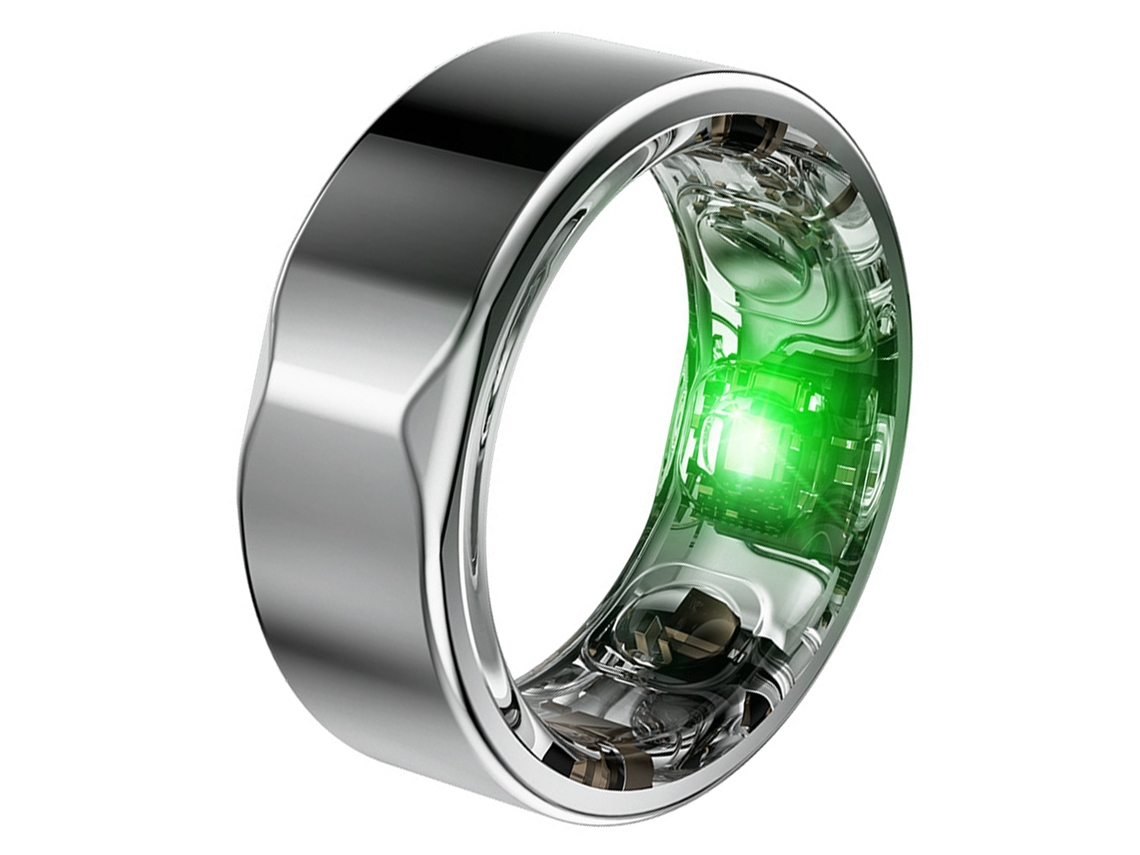 Anillo inteligente EOOCOO con monitorización de la salud, resistente al agua.