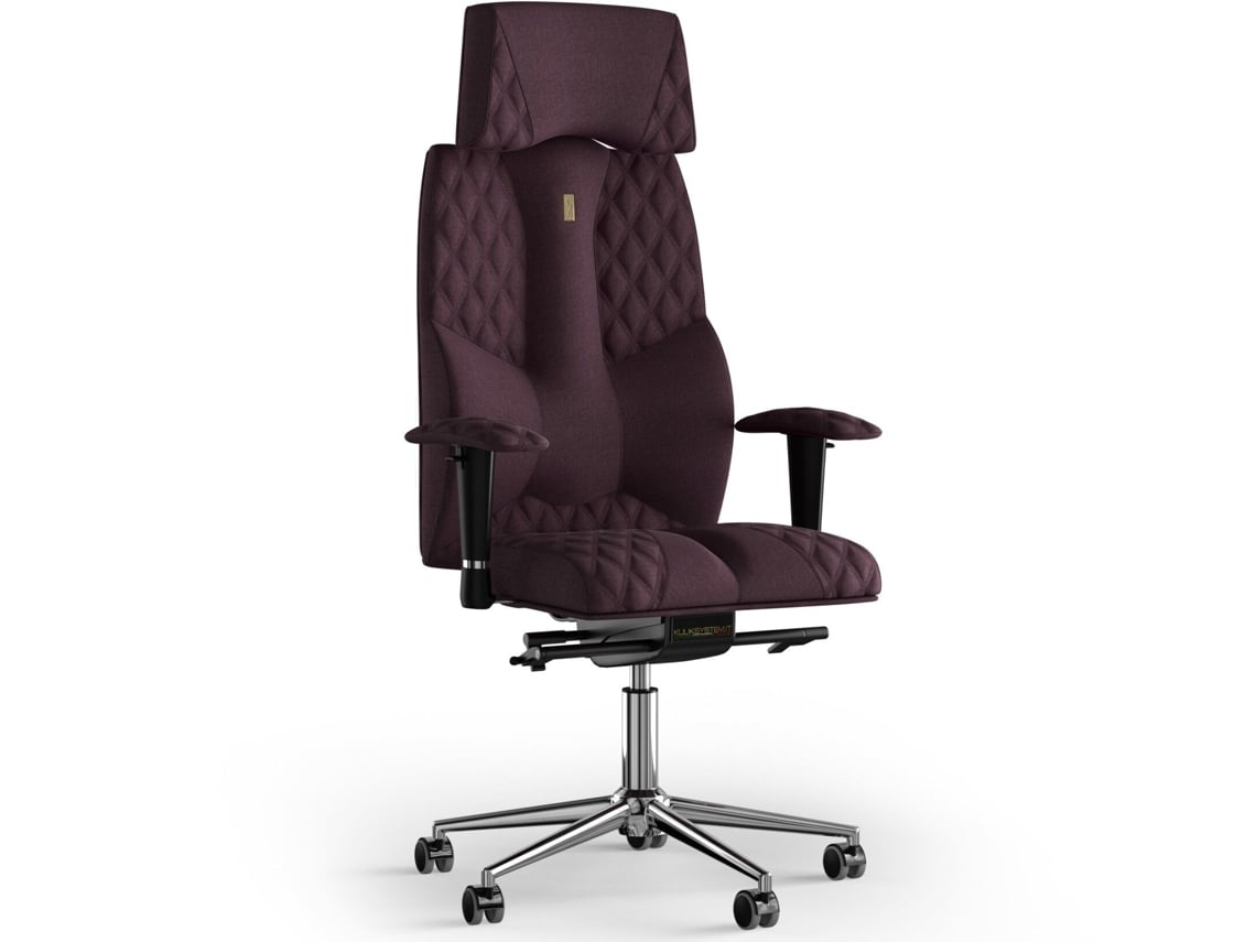 Silla de Oficina KULIK Tejido para Costura de Negócios (Azur - Violeta -130x50x50cm)