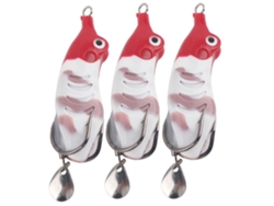 Juego De 3 Señuelos Artificiales De Pesca, Cebo Blando, Kit De Señuelos De Plástico Modificados 7