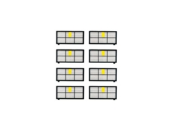 RNEMITERY Filtros HEPA Roomba 800 (8 ud)